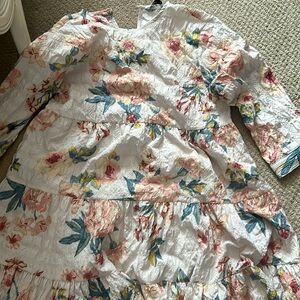 Zara floral dress nwt sz s